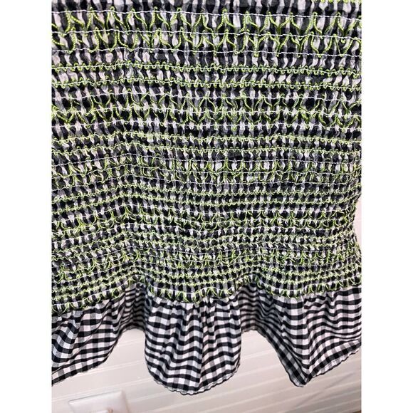 Urban Outfitters  Fremont Smocked  Contrast Stitch Dress New without tags - Picture 7 of 9